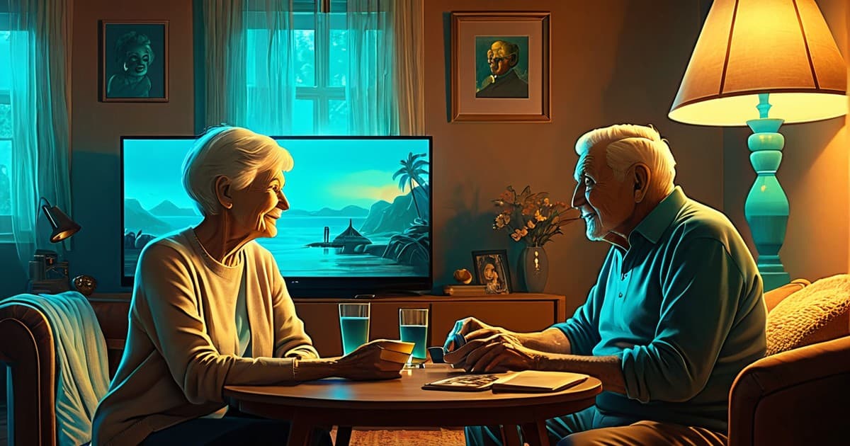 Das Wohnzimmer meiner Eltern — 800 km entfernt