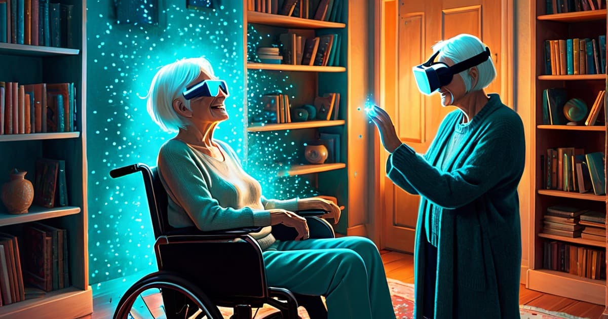 Frau Müller ist 87 und war seit 3 Jahren nicht mehr zu Hause