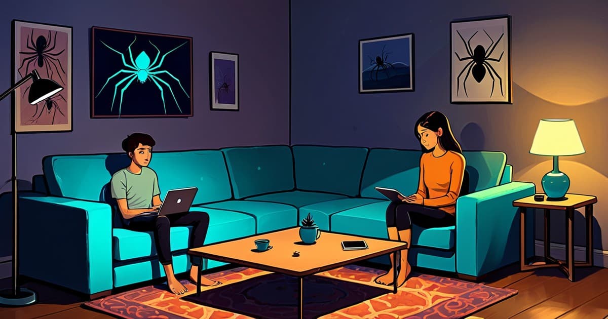 Die Spinne im Wohnzimmer — unter Kontrolle